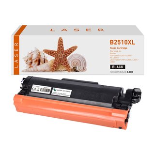 Alternativ - Brother Toner Schwarz TN-2510XL mit Chip 3.000 Seiten